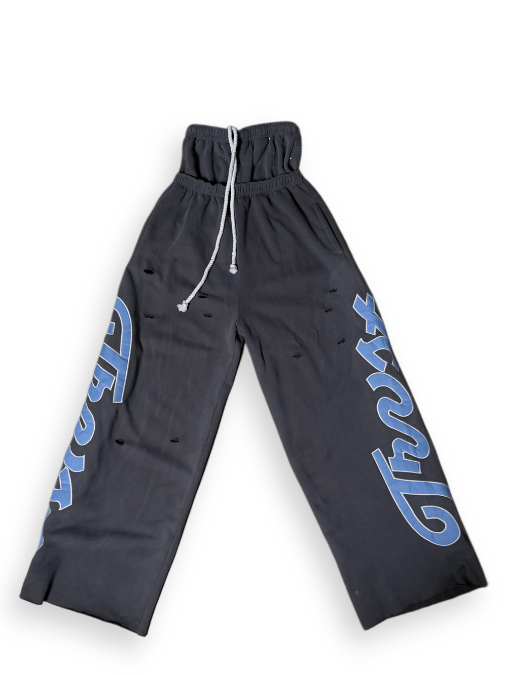 WOLF GREY "GOLDEN DAYS" FLARED SWEATPANTS