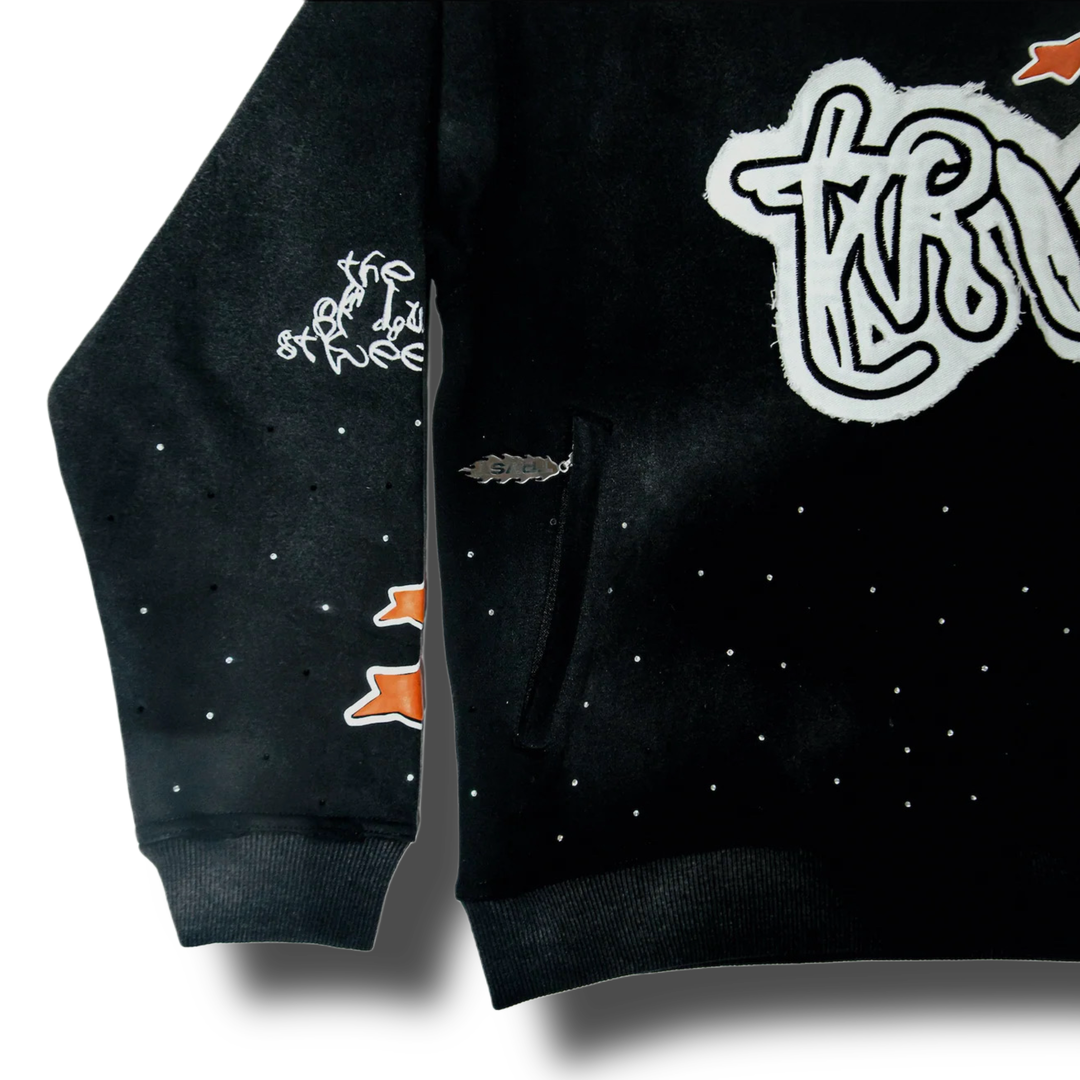 STARS IN THE SKY HOODIE - Onyx Black