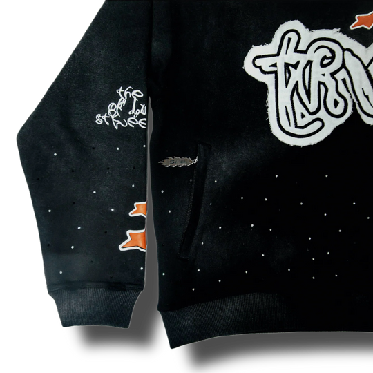STARS IN THE SKY HOODIE - Onyx Black