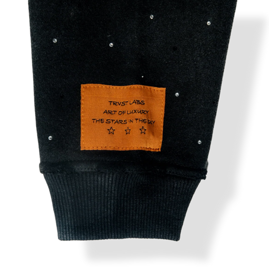 STARS IN THE SKY HOODIE - Onyx Black