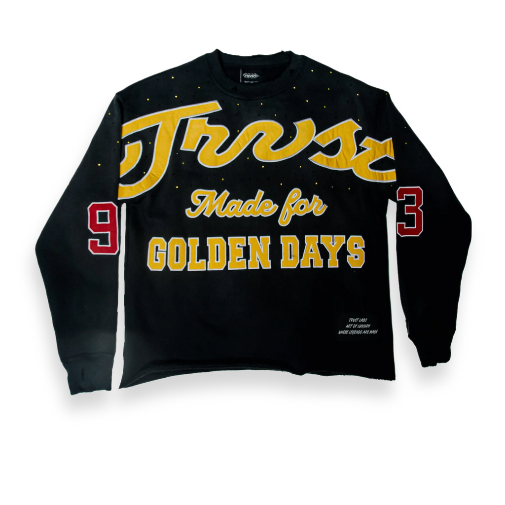 "GOLDEN DAYS" OVERSIZED CREWNECK