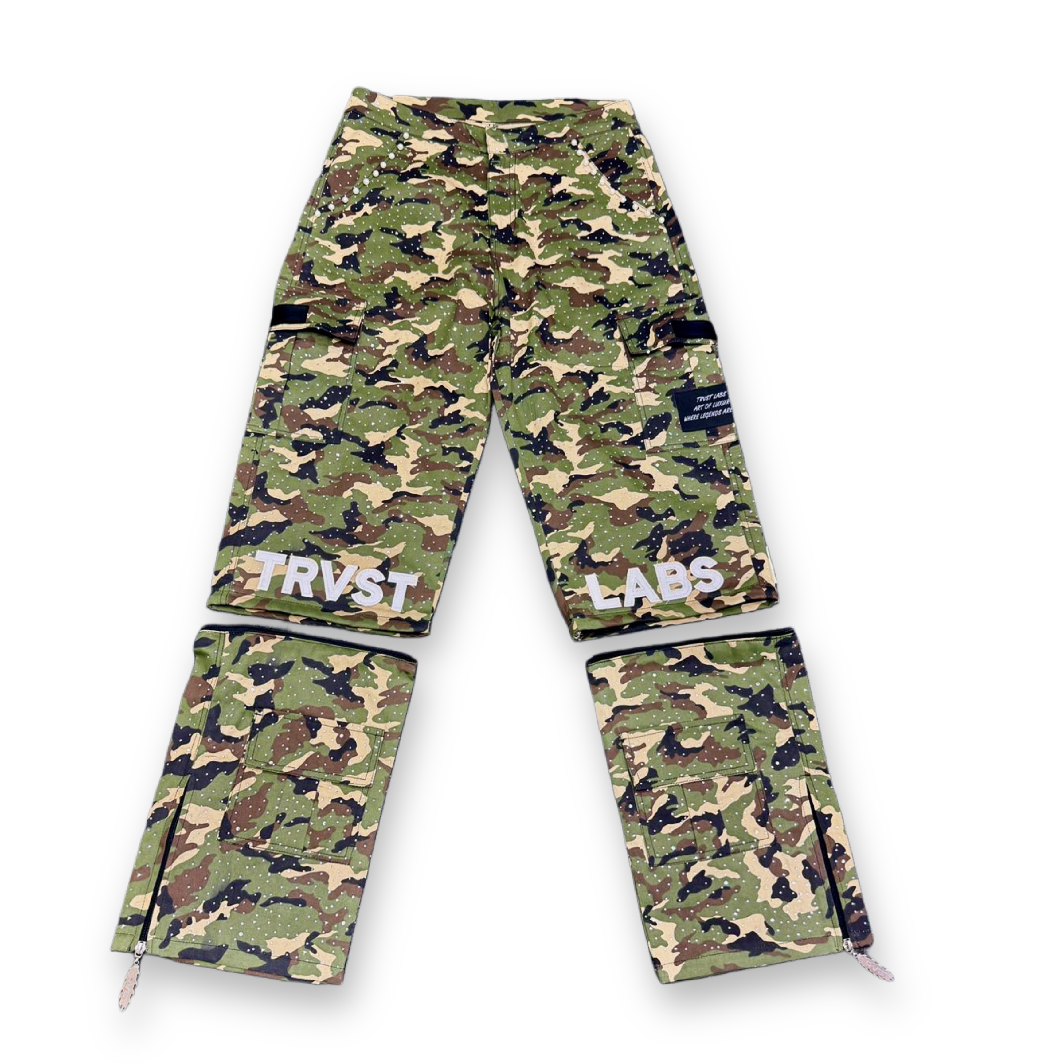 NOT FOR RESALE CAMO CARGO PANTS/JORTS